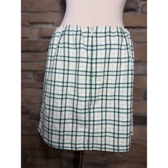 Wild Fable Green Plaid Skirt Size 16 - Picture 3 of 8